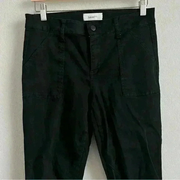 Level 99‎ Black Lara Joggers Ankle Zip Size 28 - Picture 7 of 13
